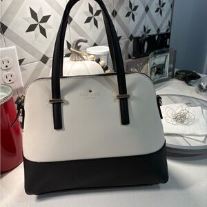 Kate Spade Two-Tone Black and White Satchel/ crossbody